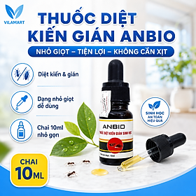 Mồi Diệt Kiến Gián ANBIO 10ml – Dạng Nhỏ Giọt Tiện Dụng, Hỗ Trợ Kiểm Soát Kiến Gián Trong Nhà
