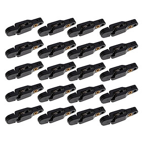 20Pcs Snap Release Clip for Weight, Planer Board, Kite, Heavy Tension Black