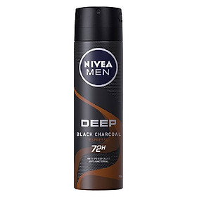 (B2B)Xịt Ngăn Mùi NIVEA MEN Deep Than Đen Hương Espresso (150 ml) - 85367