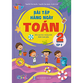 Sách - Bài tập hằng ngày Toán 2 tập 2 (Biên soạn theo chương trình sgk Cánh diều)