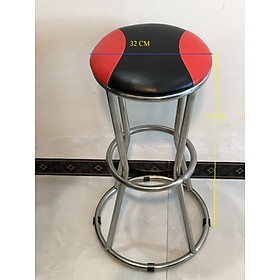 Mua Ghế quầy bar inox VIMOS chân vòng tròn  cao 75cm