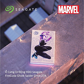Mua Ổ Cứng Di Động HDD Seagate Firecuda Gaming MARVEL GHOST SPIDER 2TB 2.5  USB3.2 Gen 1 + Phục hồi dữ liệu miễn phí Rescue Hàng chính hãng