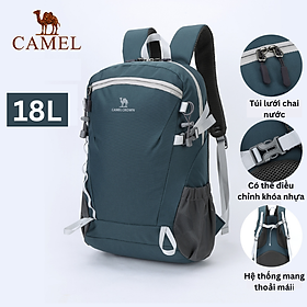 Ba Lô Đi Bộ Đường Dài Ngoài Trời CAMELCROWN Ba Lô Du Lịch Nhẹ 18L - apricot