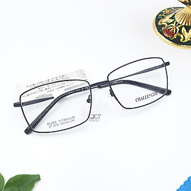 GỌNG KÍNH THỜI TRANG, PHOM VUÔNG, CHẤT LIỆU TITANIUM, CHÍNH HÃNG CHALLENGER CT3016