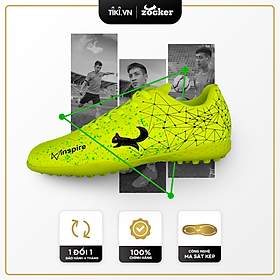 Giày đá bóng Zocker INSPIRE Green  - Size 39