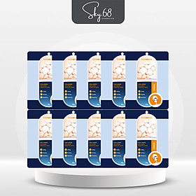 Hộp 10 Mặt Nạ Chống Lão Hóa, Bổ Sung Collagen Mờ Nếp Nhăn Foodaholic Firm Collagen Anti Aging Essential Mask 23g x 10