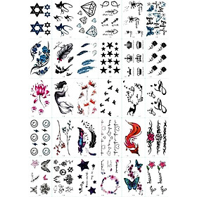 30 Tờ Hình Xăm Dán Tattoo Xăm Nước Tha Thu