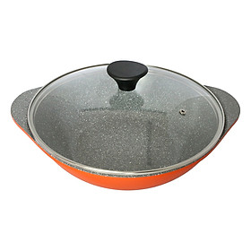 Mua Chảo Đá 2 Tay Cầm Ecoramic ECWK-ST28LD (28cm)