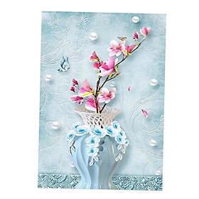 1 Set DIY Diamond Orchid Paintings Kits for Home Office Decoration