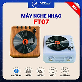 Hình ảnh Máy Nghe Nhạc Cổ Điển FT 07 - Đài FM Giá Rẻ Kiểu Dáng Độc Đáo Hoài Niệm Xả Stress Cực Tốt Âm Thanh Chất Lượng Kết Nối Bluetooth USB Thẻ Nhớ Dễ Dàng Sử Dụng hàng chính hãng