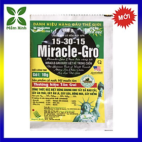 Phân Bón Lá NPK Hà Lan Miracle Gro 15-30-15 Kích Ra Hoa Tăng Đậu Trái, Phân Bón Cho Hoa Lan Mai Vàng Hoa Hồng Cây Cảnh