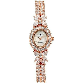 Đồng Hồ Nữ Dây Đính Đá Royal Crown 2527RG (20 x 17 mm) - Vàng Hồng