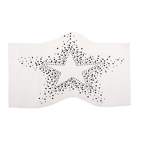 2x STAR Crystal Rhinestones Beads Iron on Hot Fix Transfer Applique Bling Patch