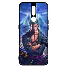 Ốp Lưng in cho Oppo F11 Pro Mẫu Zoro Nền Xanh - Hàng Chính Hãng