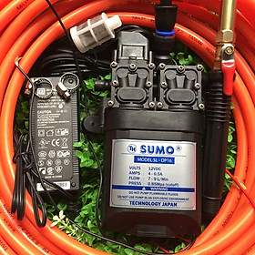 Mua MÁY RỬA XE BƠM ĐÔI CỰC MẠNH SUMO KÈM NGUỒN TỔ ONG 12V-10A 15M dây chịu lực Vệ Sinh Máy lạnh Cực tiện Lợi