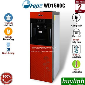 Cây nước nóng lạnh Fujie WD1500C - làm lạnh bằng Block - có khoá trẻ em