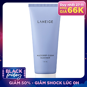 Sữa Rửa Mặt Tạo Bọt Làm Sạch Sâu Laneige Multi Deep Clean Cleanser 50ml