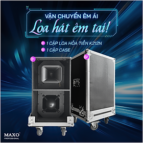 Mua Combo Vận Chuyển Êm Ái Loa Hát Êm Tai 1 Cặp Loa Hỏa Tiễn K212N  1 Cặp Thùng Case - Hàng Nhập Khẩu Chính Hãng