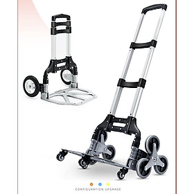 Stretch & Fold 3 Bánh xếp thép chịu lực cao cấp tặng dây cột,kéo hàng chịu lực nhẹ nhàng.