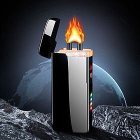 Mua Bật lửa điện công suất cao 2 tia plasma cao 1cm lửa mạnh  sạc pin dễ dàng tiện lợi