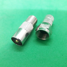 Mua  Combo  đầu cắm TV ( 1 đầu TV + 1 đầu xoáy cáp ) loại tốt