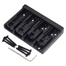 Electric Bass Guitar Bridge Durable Easy Install Accessory for Electric Bass Accessories