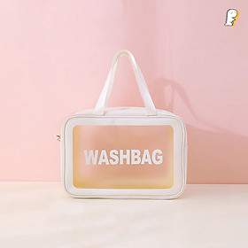 Túi đựng mỹ phẩm nhựa 31x12x22cm- Trắng