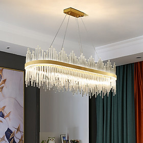 Đèn thả mân AMED kiểu dáng hiện đại với 3 chế độ ánh sáng trang trí nội thất sang trọng.
