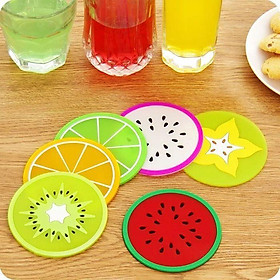 Lót cốc đa năng silicon hình hoa quả Fruit F158SP1