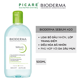Nước tẩy trang Công Nghệ Micella Bioderma Sebium H2O - 500ml