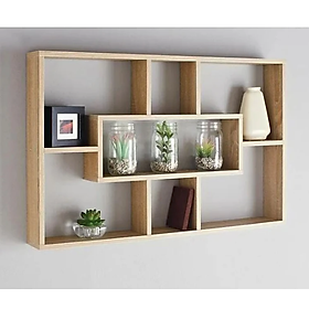 Kệ Gỗ Treo Tường Để Đồ Trang Trí Tundo CTKT525 KT 78 x 49 x 9cm