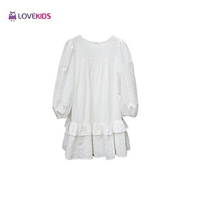 Váy babydoll đuôi cá phối tầng cách điệu - Lovekids