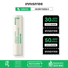 Son dưỡng ẩm không màu INNISFREE Canola Honey Lip Balm 3.5g