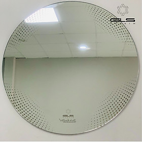 Mua Gương soi GLS hình tròn hoa văn kiểu trơn 60x60cm sưu tập Thu 2022