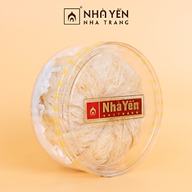 Tổ Yến Trắng Sơ Chế - Nhà Yến Nha Trang - Loại Chất Lượng 5.0 - Hộp 100 Gram - Tổ Yến Sơ Chế - Hàng Chính Hãng