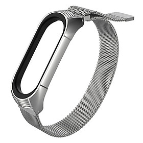 Mua Vòng thay thế cho Xiaomi Miband 3 / 4 Mijobs kim loại nhiễn TF Nam Châm - Hàng nhập khẩu