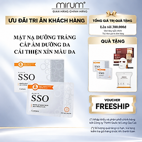 Mặt nạ SSO Giúp Dưỡng Ẩm Dưỡng Trắng Phục Hồi Da Họp 10 Miếng SS15