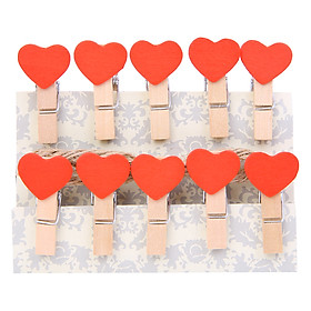 Kẹp Note Trái Tim Đỏ Đan Như