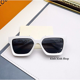 Kính râm, Kính mát thời trang Hàn Quốc cao cấp viền vàng