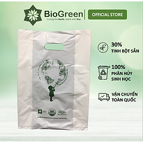 Mua 1kg túi hột xoài phân hủy sinh học size M  không nhựa 100%  đựng quần áo  thực phẩm ..
