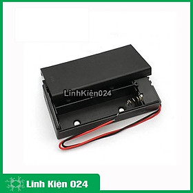 Bộ 2 Đế Pin AA Có Nắp ( Đấu Nối Tiếp ) 2 Pin