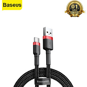 Mua Cáp Sạc Nhanh Type-C Baseus CATKLF Sạc Nhanh 3A Q.C 3.0  Data Dây Bọc Dù - Hàng Chính Hãng
