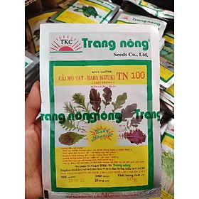 Hạt giống cải mù tạt mix 10 loại Trang Nông gói 10gr
