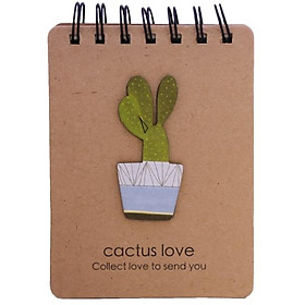 Sổ tay lò xo Stereo Cactus - Giao mẫu ngẫu nhiên