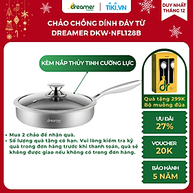 Mua Chảo chống dính đáy từ vân tổ ong 28cm Dreamer- DKW-NFL128B