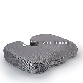 Gối (Nệm) Lót Ghế Văn Phòng Cao Su Non, Chống Đau Xương Cụt, Ê Nhức Mông ZURI PILLOW - GLM02