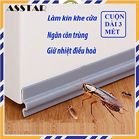 Mua Ron Chặn Khe Cửa  Cuộn Dài 3met  Ron Dán Chân Cửa  Chặn Khe Cửa  Cách Âm  Ngăn Gió  Bụi  Côn Trùng  Hàng Nhập Khẩu