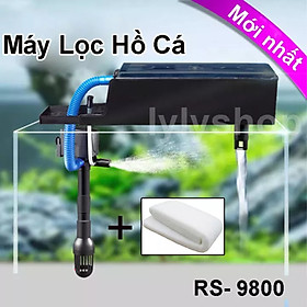 Máy lọc nước bể cá cảnh RS 9800 30W - 2100LH cho hồ thủy sinh 90m - 1m2 cao cấp. BH uy tín