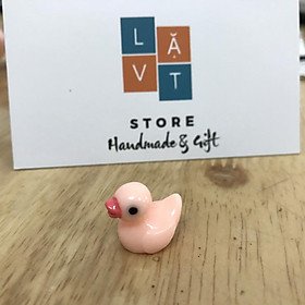 Mô Hình bé vịt mini size - Dùng để trang trí vi tiểu cảnh, chậu cây - Đơn giản, chân thật, giá rẻ