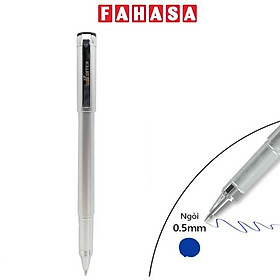 Bút Gel Thân Nhũ Bạc Mực Khô Nhanh 0.7 mm - Bitex G23 - Mực Xanh